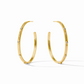 Crescent Stone Hoop