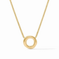 Wave Circle Delicate Necklace