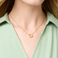 Wave Circle Delicate Necklace