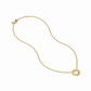 Wave Circle Delicate Necklace