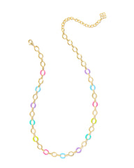 Kelsey Chain Necklace in Gold Multi from Kendra Scott.