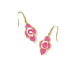 Abbie Medallion Small Drop Earrings