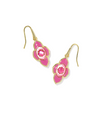Abbie Medallion Small Drop Earrings