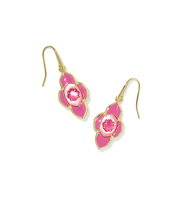 Abbie Medallion Small Drop Earrings