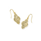 Abbie Medallion Small Drop Earrings