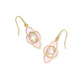 Abbie Medallion Small Drop Earrings