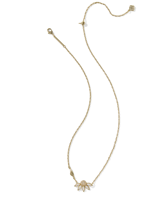 Anya Flower Short Pendant Necklace