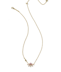Anya Flower Short Pendant Necklace