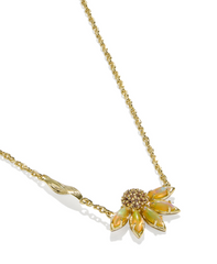 Anya Flower Short Pendant Necklace