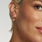 Ari Heart Arrow Huggie Earrings