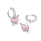 Ari Heart Arrow Huggie Earrings