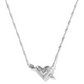 Ari Heart Arrow Short Pendant Necklace