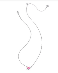 Ari Heart Arrow Short Pendant Necklace