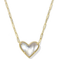 Ari Heart Statement Short Pendant Necklace