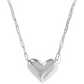Ari Heart Statement Short Pendant Necklace