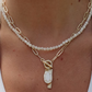 Courtney Enamel Link And Chain Necklace