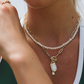 Courtney Enamel Link And Chain Necklace