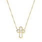 Cross Medallion Short Pendant Necklace
