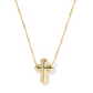Cross Medallion Short Pendant Necklace