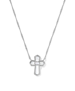 Cross Medallion Short Pendant Necklace