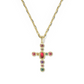 Cross Tennis Short Pendant Necklace