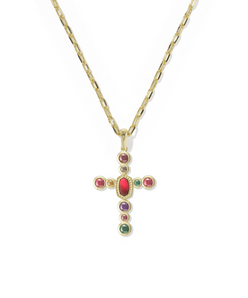 Cross Tennis Short Pendant Necklace