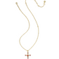 Cross Tennis Short Pendant Necklace