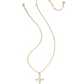 Cross Tennis Short Pendant Necklace