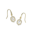 Daphne Crystal Frame Drop Earrings