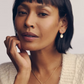 Daphne Crystal Frame Drop Earrings