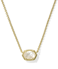 Daphne Frame Short Pendant Necklace