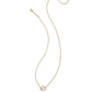 Daphne Frame Short Pendant Necklace