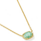Daphne Frame Short Pendant Necklace