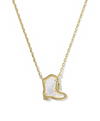 Drill Team Boot Short Pendant Necklace