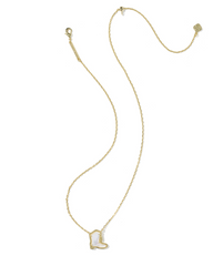 Drill Team Boot Short Pendant Necklace
