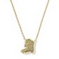 Drill Team Boot Short Pendant Necklace