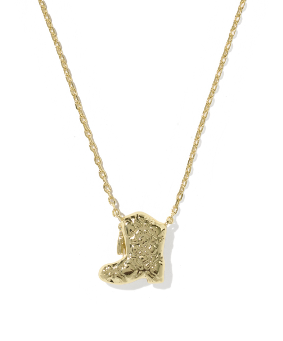 Drill Team Boot Short Pendant Necklace