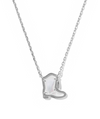 Drill Team Boot Short Pendant Necklace