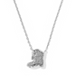 Drill Team Boot Short Pendant Necklace