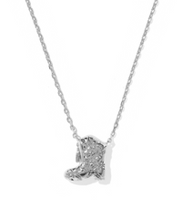 Drill Team Boot Short Pendant Necklace