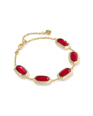 Elaina Bezel Delicate Chain Bracelet