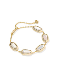Elaina Bezel Delicate Chain Bracelet