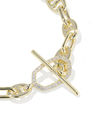 Elaina Toggle Link And Chain Bracelet