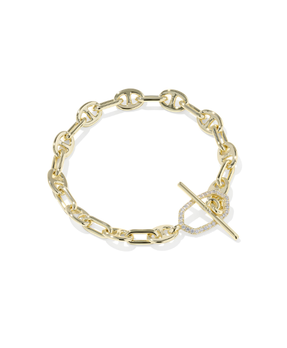 Elaina Toggle Link And Chain Bracelet