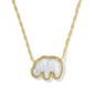 Elephant Short Pendant Necklace