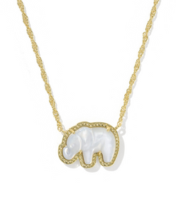 Elephant Short Pendant Necklace