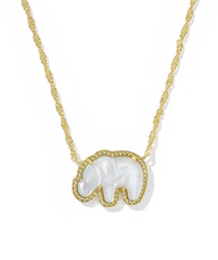 Elephant Short Pendant Necklace