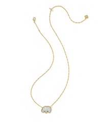 Elephant Short Pendant Necklace