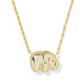 Elephant Short Pendant Necklace