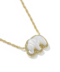 Elephant Short Pendant Necklace
